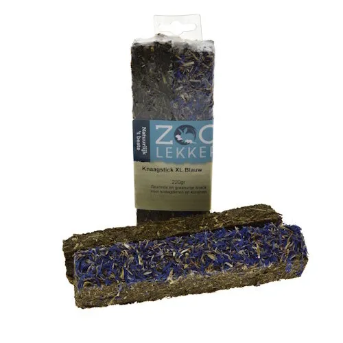 Zoolekker Knaagstick XL Blauw 220 Gram