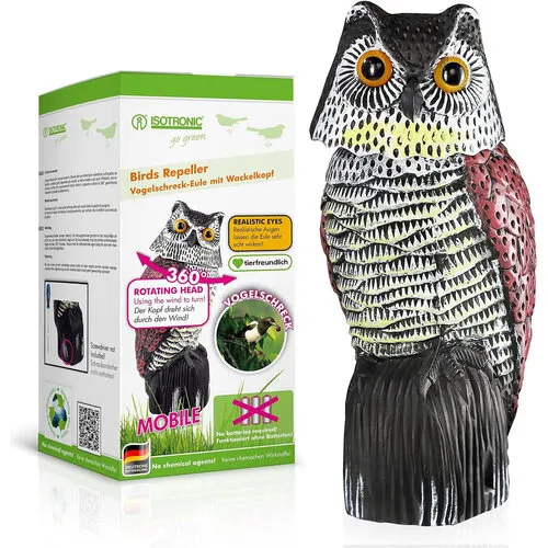 2ekans Isotronic Uil met bewegende kop | Vogel Verschrikker