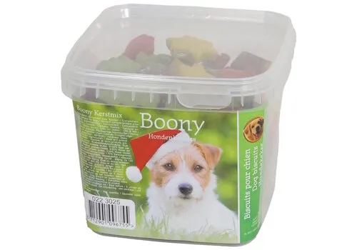 Boony Hondenkoek kerstmix emmer 500 gram