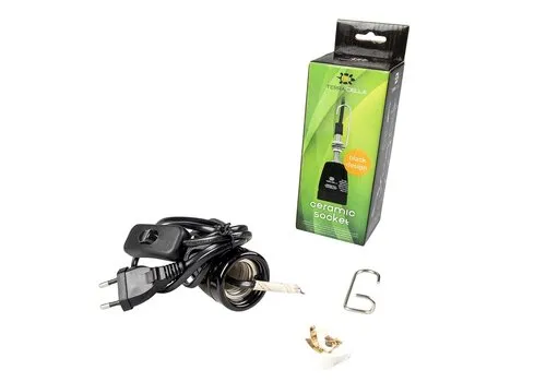 Terra Della Keramische fitting met snoer 180x4,7cm E27