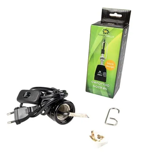 Terra Della Keramische fitting met snoer 180x4,7cm E27