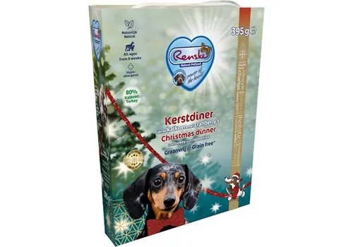 Renske Kerstdiner hondenvoer 10 x 395 gram