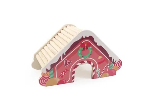 Cupid & Comet Gingerbread house knaagdierhuisje 21 x 10,5 x 12 cm