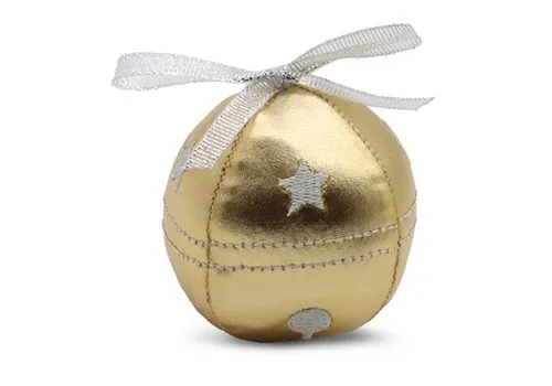 Croci Xmas ball met catnip kattenspeelgoed 7,5 cm