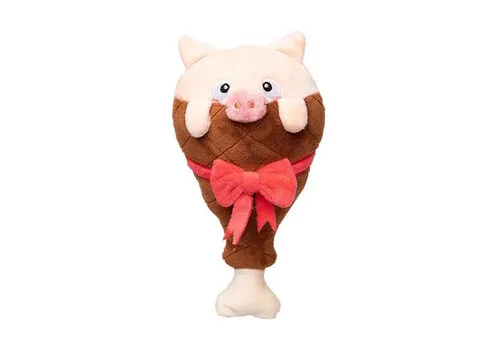 FuzzYard Ham a merry pigmas hondenspeeltje