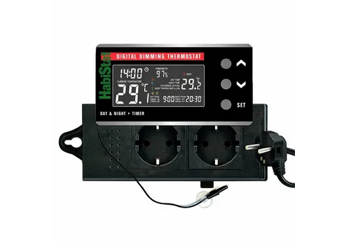 HabiStat Digitale temperatuur thermostaat timer 600 Watt
