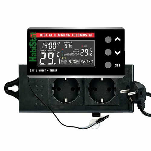 HabiStat Digitale temperatuur thermostaat timer 600 Watt