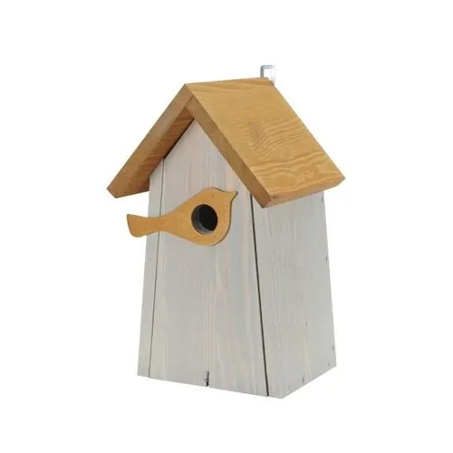 Tweetfeed Nestkast Jip - houten vogelhuis met decoratief detail
