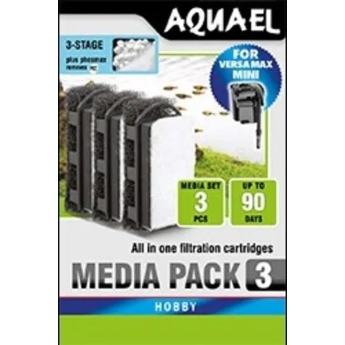 Aquael FZN Mini PhosMax Mediakit - Set van 3 stuks