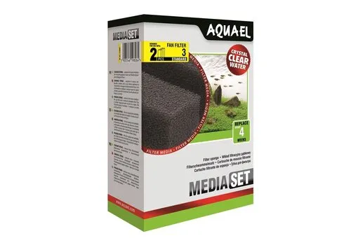 Aquael Spons Fan 2 Plus - Set van 2 stuks