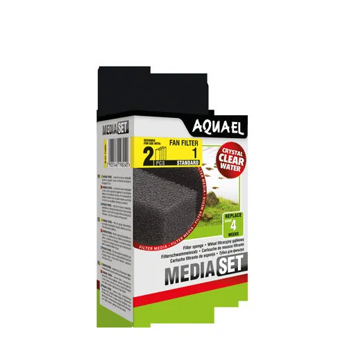 Aquael Spons Fan 1 Plus - Set van 2 stuks