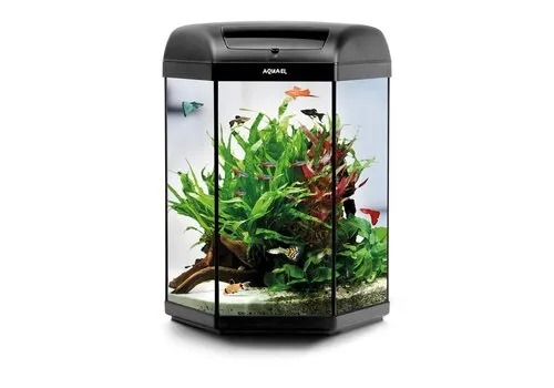 Aquael Hexa Set Zwart 60 Dag & Nacht | 60L | 41 x 41 x 60CM