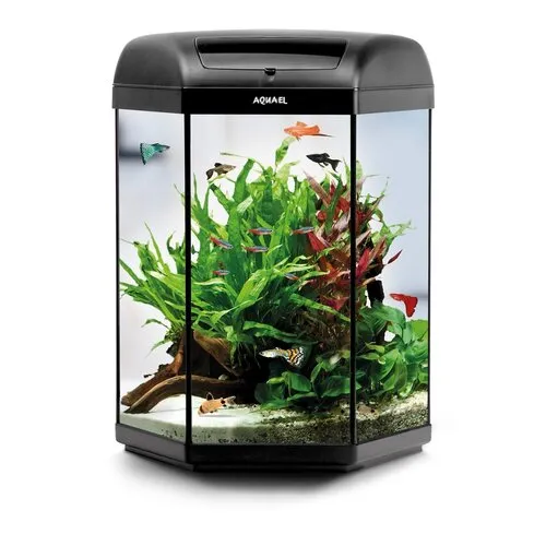 Aquael Hexa Set Zwart 60 Dag & Nacht | 60L | 41 x 41 x 60CM