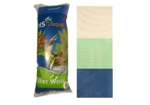 HS Aqua Filterwatten Blauw