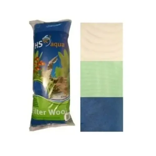 HS Aqua Filterwatten Wit