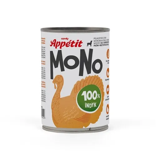 Comfy Appetit Natvoer hond mono kalkoen 400 g