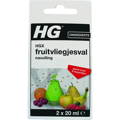 HGx Navulling tegen fruitvliegjes