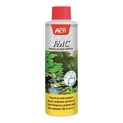 Aquael FMC vijverwaterbehandeling 250 ml voor desinfectie van siervijvers tot 5.000 liter