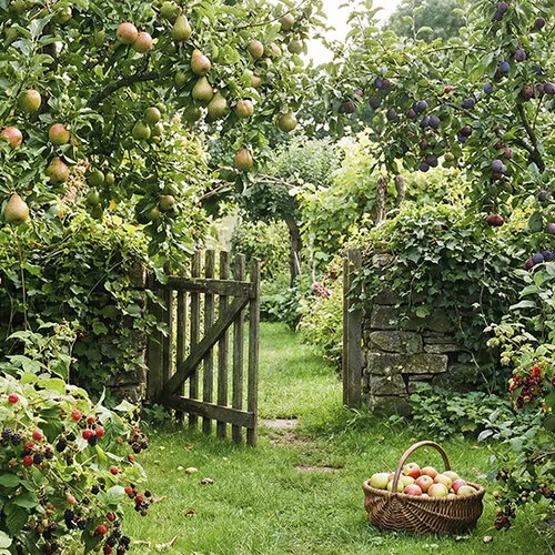 Fruit struiken en bomen