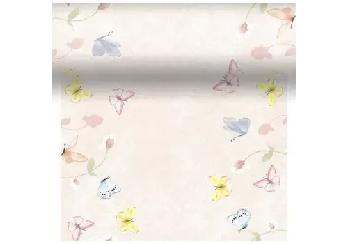 Duni 3 in 1 tafelaankleding Sweet Peach 40x480cm