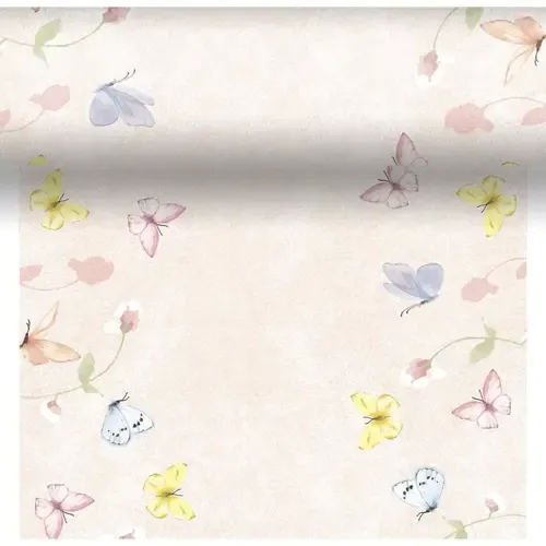 Duni 3 in 1 tafelaankleding Sweet Peach 40x480cm