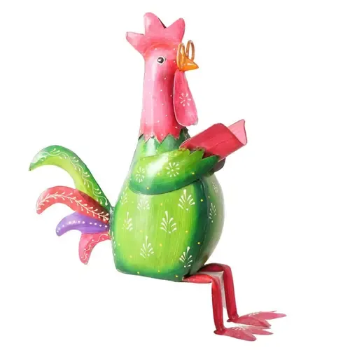 Boltze Home Beeld bungelbeentje Bruni haan metaal