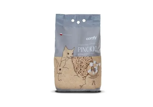 Comfy Kattenbakvulling Pinokio Hout Silver 7L