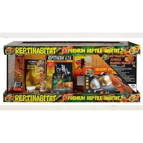 2ekans Zoo med ReptiHabitat terrariumbak | 76 x 30 x 30CM