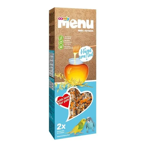 Comfy Appetit Parkieten sticks honing 90 g