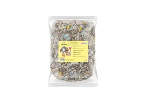 Comfy Gekleurde katoenflakes bodembedekking 3L