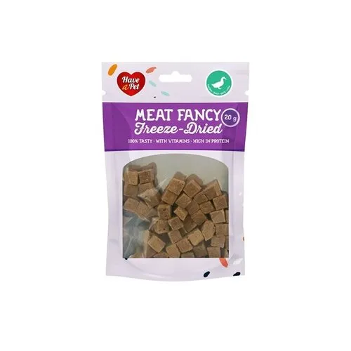 Have A Pet Gevriesdroogde Hondensnacks Eendblokjes 20 Gram