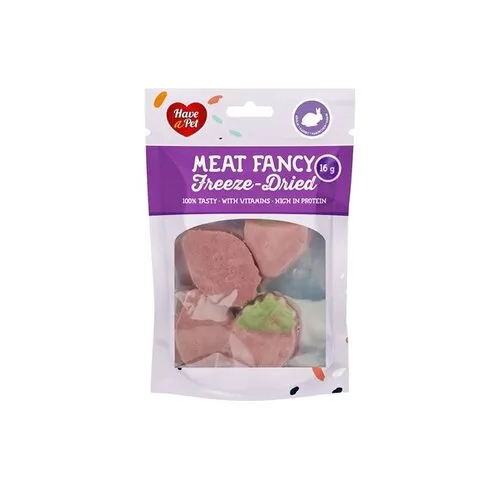 Have A Pet Gevriesdroogde Hondensnacks Konijn Met Aardbei 16 Gram