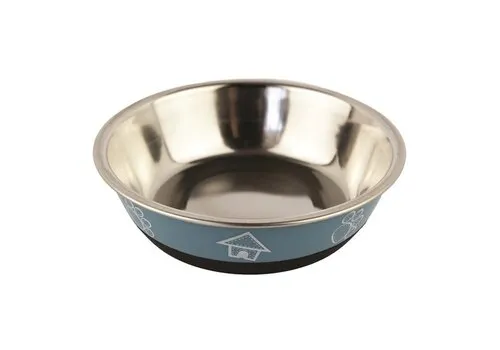 Have A Pet Metalen voerbak House antislip blauw