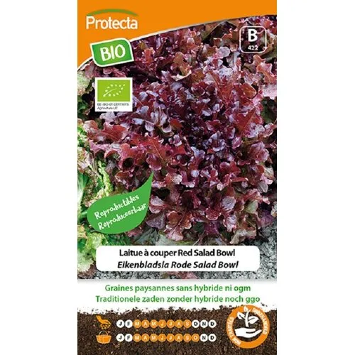 Protecta Eikenbladsla Rode Salad Bowl Biologisch