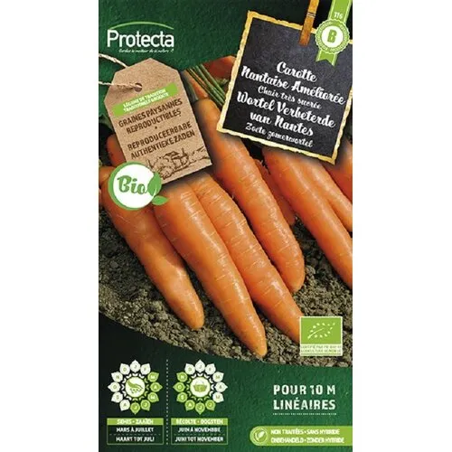 Protecta Wortel Verbeterde van Nantes Biologisch