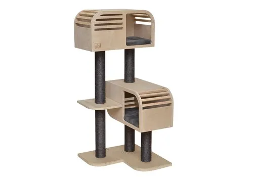 2ekans Ebi Krabpaal Atlas Beige/Antraciet | 57,5x56,5x123,5cm