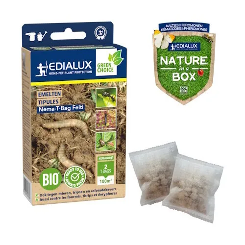 Edialux Nematoden T-bags tegen emelten en trips (2 stuks)