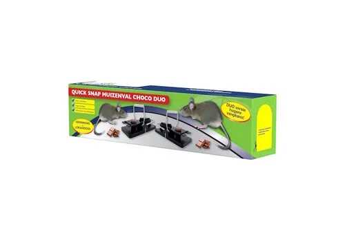 Luxan Quick Snap muizenval choco duo