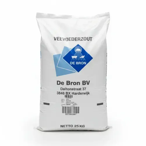 De Bron Veevoederzout 25 Kilo