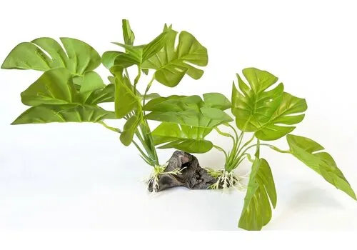 Repto Plant On Deco Three Tip Leaf