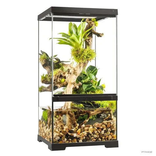 2ekans Exo Terra EX Pro Paludarium Zwart | 30 x 30 x 60CM