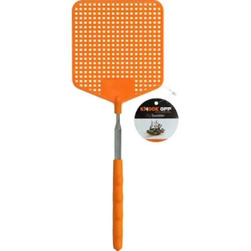 Knock Pest Vliegenmepper met telescoop steel