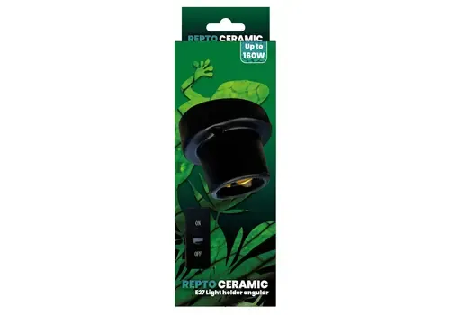 Repto Ceramic E27 Light Holder Angular