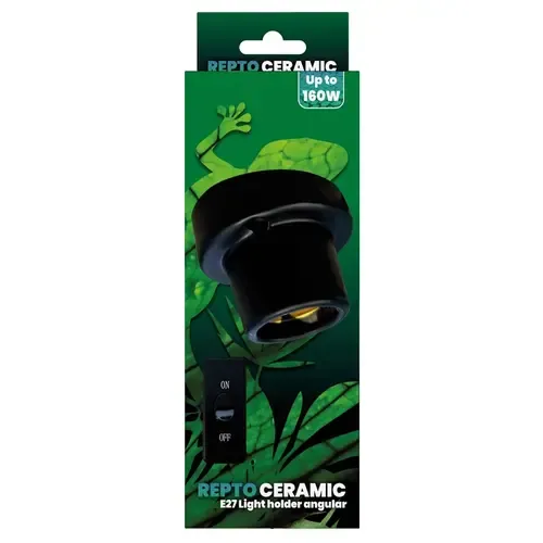 Repto Ceramic E27 Light Holder Angular