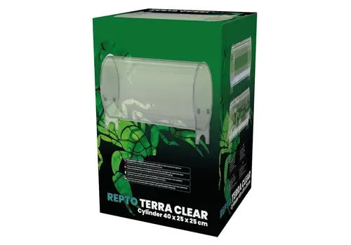 Repto Terra Clear Cylinder 40X25X25Cm