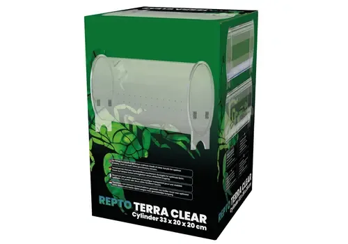 Repto Terra Clear Cylinder 33X20X20Cm