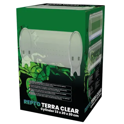 Repto Terra Clear Cylinder 33X20X20Cm