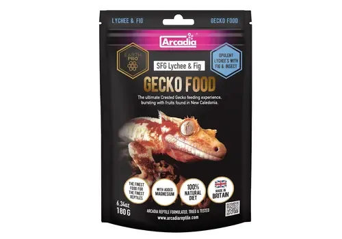 Arcadia StickyFoot Gold Lychee en Vijg Gekkovoer 180 g