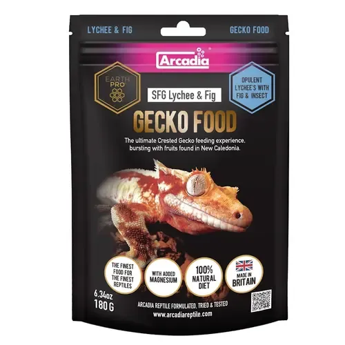 Arcadia StickyFoot Gold Lychee en Vijg Gekkovoer 180 g