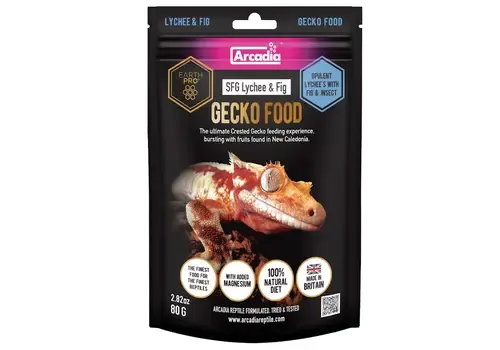 Arcadia StickyFoot Gold Lychee & Vijg Gekkovoer 80 g